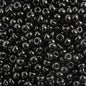Czech Seed Beads - 8/0 - Opaque Black (22g)