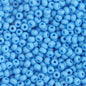 Czech Seed Beads - 8/0 - Opaque Light Blue (22g)