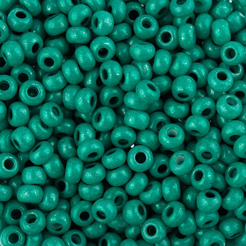 Czech Seed Beads - 8/0 - Terra Intensive Dark Green (22g)