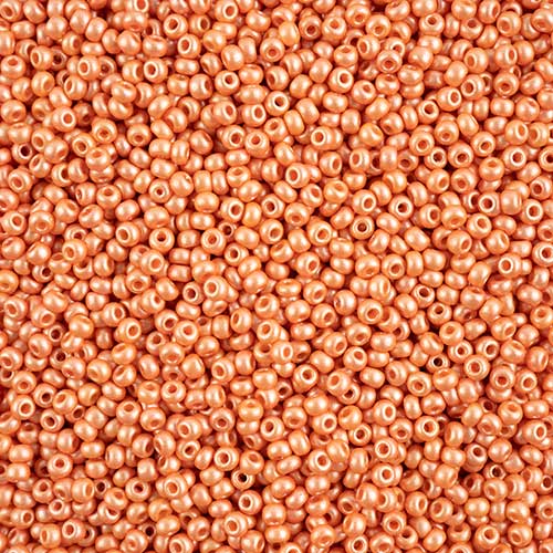 Czech Seed Beads - 8/0 - Permalux Apricot (22g)