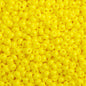 Czech Seed Beads - 10/0 - Opaque Lemon Yellow (22g)