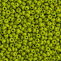 Czech Seed Beads - 10/0 - Opaque Olive Green (22g)