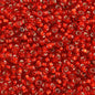 Czech Seed Beads - 10/0 - Silver Lined Lt Red (22g)