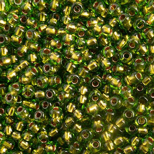 Czech Seed Beads - 10/0 - Copper Lined Green (22g)