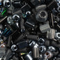 Czech Seed Beads - 10/0 - Assorted 10/0 Black Diamond (22g)