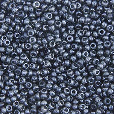 Czech Seed Beads - 10/0 - Transparent Luster Black Diamond (22g)