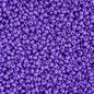 Czech Seed Beads - 10/0 - Opaque Dyed Dark Violet (22g)