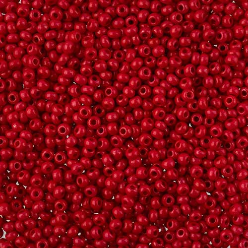 Czech Seed Beads - 10/0 - Terra Intensive Red (22g)