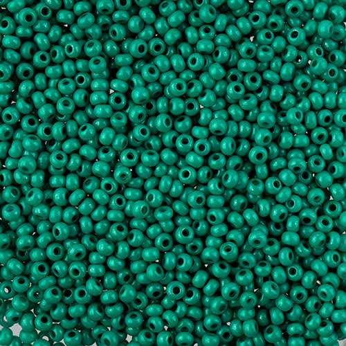 Czech Seed Beads - 10/0 - Terra Intensive Dark Green (22g)