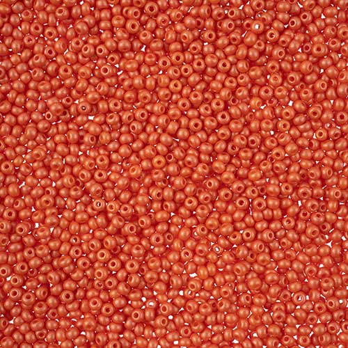Czech Seed Beads - 10/0 - Permalux Orange (22g)
