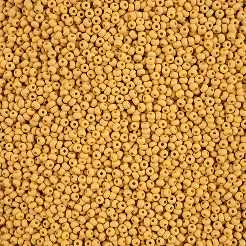 Czech Seed Beads - 10/0 - Permalux Yellow-Brown Matte (22g)