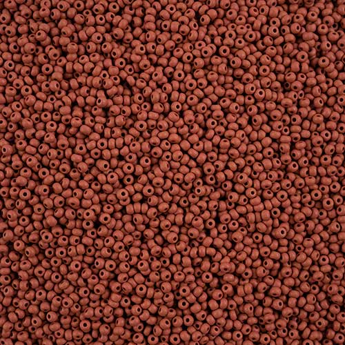 Czech Seed Beads - 10/0 - Permalux Brown Matte (22g)