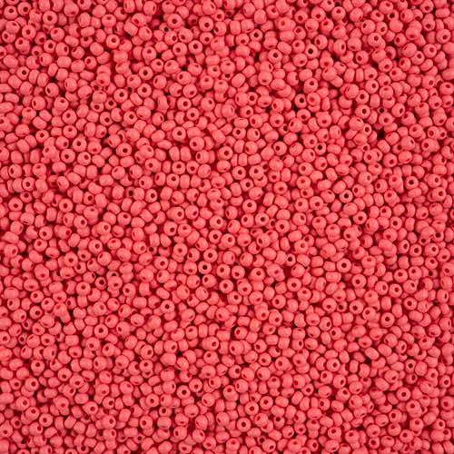 Czech Seed Beads - 10/0 - Permalux Red Matte (22g)