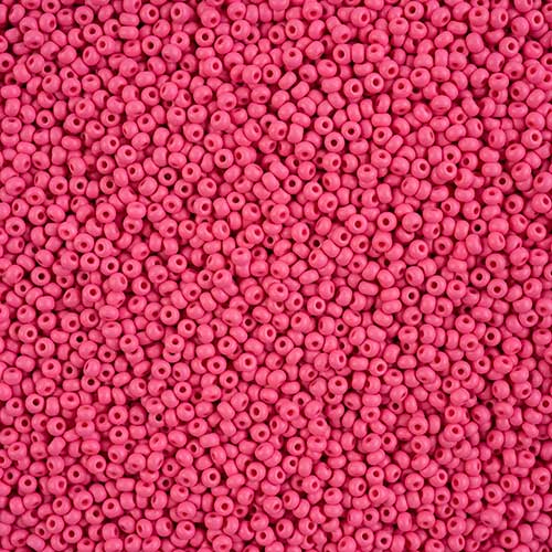 Czech Seed Beads - 10/0 - Permalux Fuchsia Matte (22g)