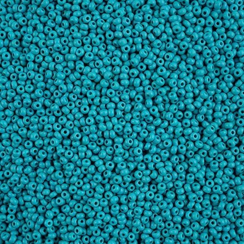 Czech Seed Beads - 10/0 - Permalux Teal Matte (22g)