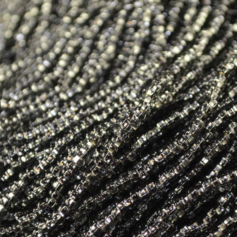 Czech Seed Beads - 10/0 - Silver Lined Grey (hank)