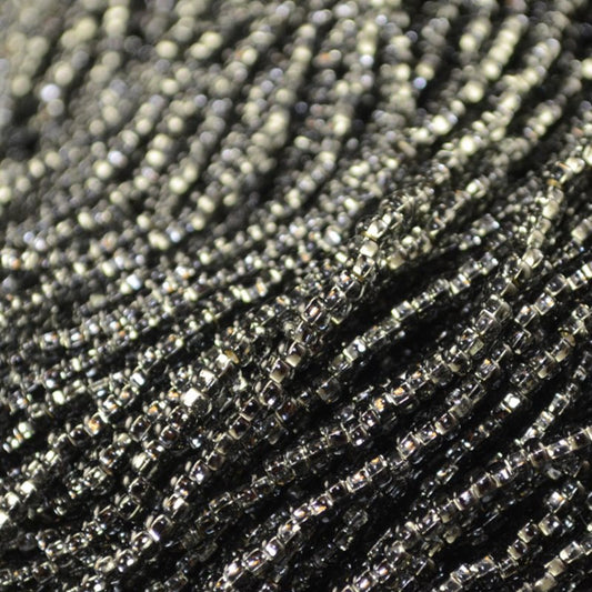 Czech Seed Beads - 10/0 - Silver Lined Grey (hank)