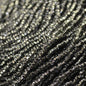 Czech Seed Beads - 10/0 - Silver Lined Grey (hank)