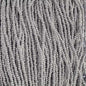 Czech Seed Beads - 10/0 - Metallic Silver Matte (hank)