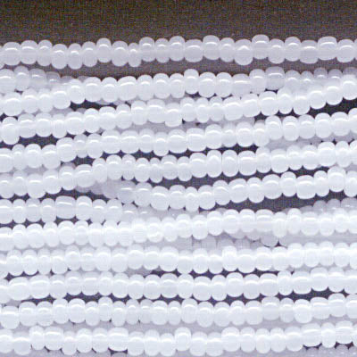 Czech Seed Beads - 10/0 - Alabaster (hank)