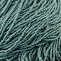 Czech Seed Beads - 10/0 - Matte Metallic Turquoise/Grey [Terra] (hank)