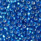 Czech Seed Beads - 8/0 - Silver Lined Light Blue (20g)