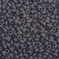Czech Seed Beads - 8/0 - Opaque Matte Black (20g)