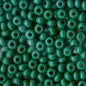 Czech Seed Beads - 8/0 - Opaque Medium Dark Green (20g)