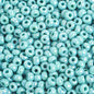 Czech Seed Beads - 6/0 - Opaque Turquoise AB (20g)
