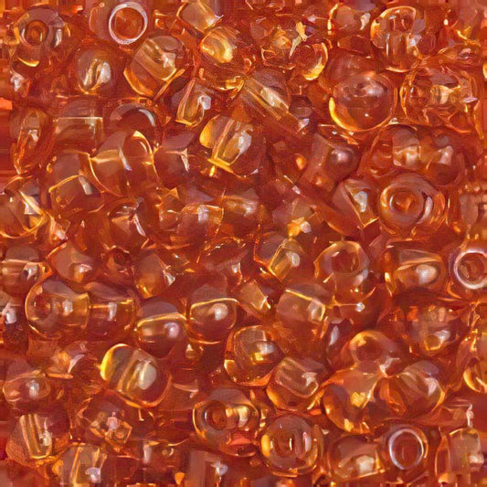 Czech Seed Beads - 6/0 - Transparent Topaz (20g)