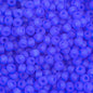Czech Seed Beads - 6/0 - Transparent Blue Matte (20g)