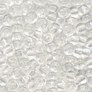 Czech Seed Beads - 6/0 - Crystal (20g)