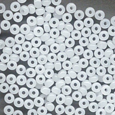 Czech Seed Beads - 6/0 - Alabaster (20g)