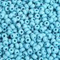 Czech Seed Beads - 6/0 - Opaque Turquoise Blue (20g)