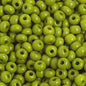Czech Seed Beads - 6/0 - Opaque Light Pea Green (20g)