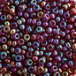 Czech Seed Beads - 6/0 - Transparent Iris Red (20g)