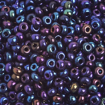 Czech Seed Beads - 6/0 - Blue Iris (20g)