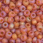 Czech Seed Beads - 6/0 - Transparent Topaz Matte AB  (20g)