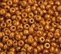 Czech Seed Beads - 6/0 - Opaque Light Brown Lustre (20g)