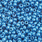 Czech Seed Beads - 6/0 - Opaque Metallic Blue (20g)