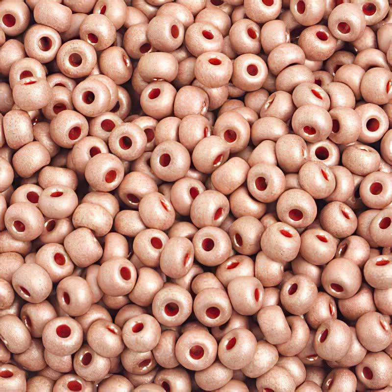 Czech Seed Beads - 6/0 - Matte Metallic Beige [Terra] (20g)