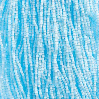 Czech Cut Seedbeads - 10/0 - Dyed Satin Blue [Solgel] (hank)
