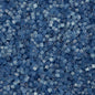 Czech Cut Seedbeads - 10/0 - Satin Blue Solgel (tube)