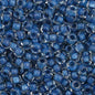 Czech Seed Beads - 11/0 - Color Lined Navy Blue (23g)