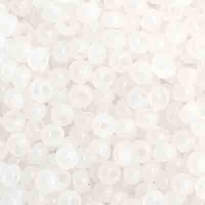 Czech Seed Beads - 11/0 - Opaque White Opal (23g)