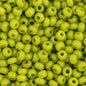 Czech Seed Beads - 11/0 - Opaque Light Yellow Green (23g)