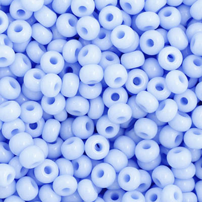 Czech Seed Beads - 11/0 - Opaque Powder Blue (23g)