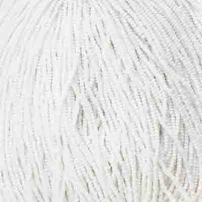 Czech Seed Beads - 11/0 - Opaque White (hank)