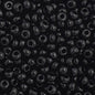 Czech Seed Beads - 11/0 - Opaque Black (23g)