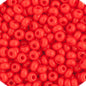 Czech Seed Beads - 11/0 - Opaque Light Red (23g)